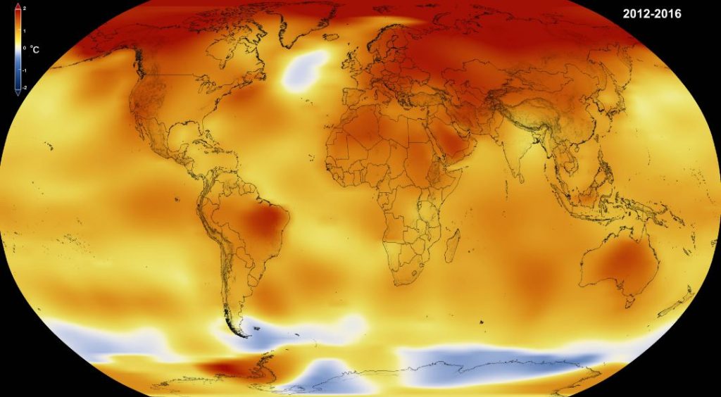 2016 warmest year on record