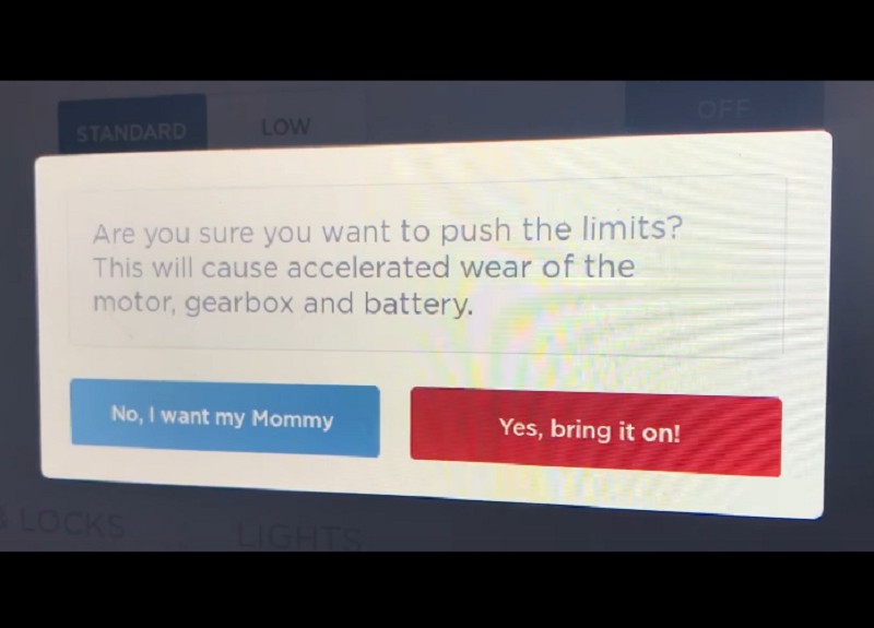Tesla Model S Ludicrous update
