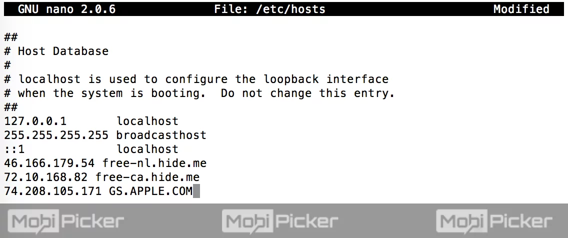 how to find /etc/hots on mac