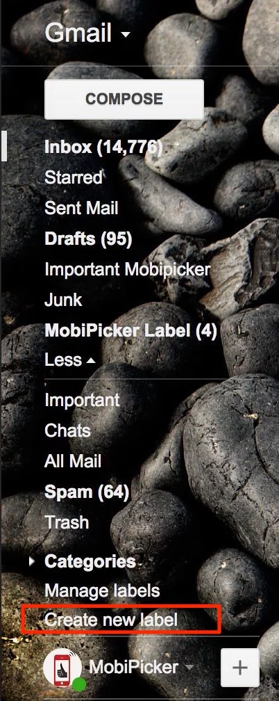how to create new folder in gmail