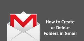 how to create folders in gmail