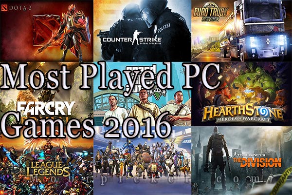 10 Most Played PC Games in 2016  Top Trending PC Games 