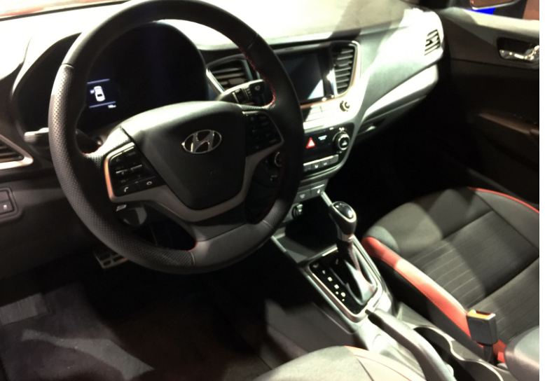 2018 Hyundai Accent interior