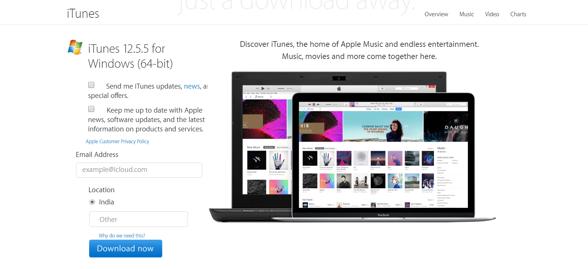 itunes windows 10 download