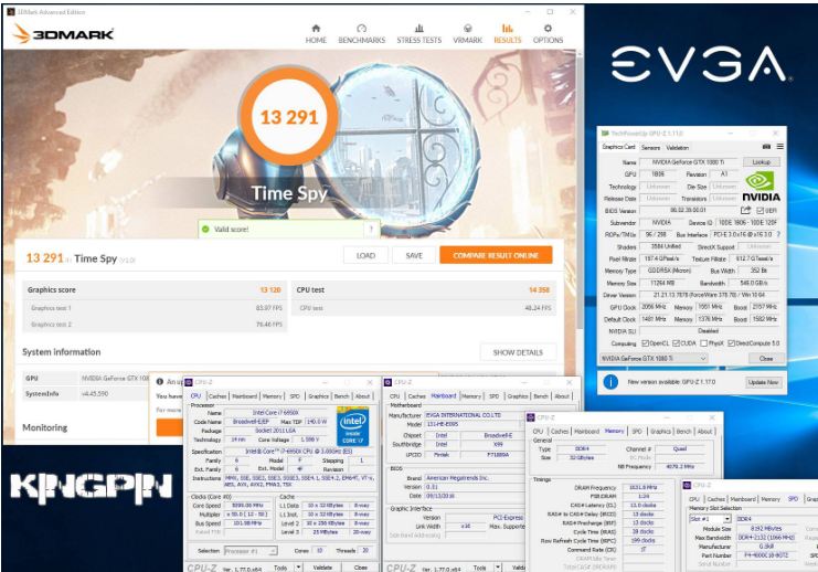 GTX 1080 Ti benchmark world record