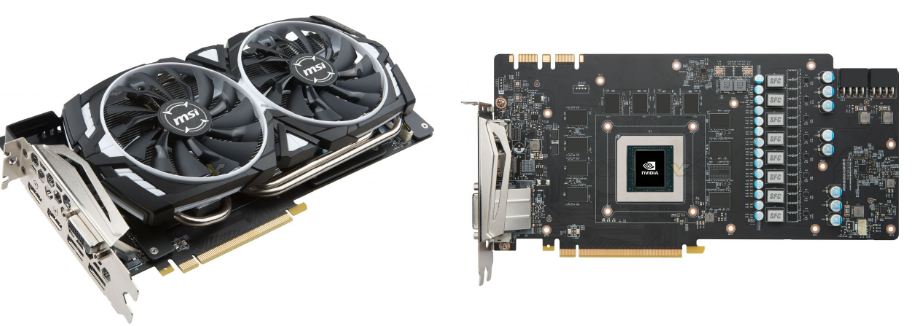 MSI GeForce GTX 1080 Ti ARMOR and AERO boards released