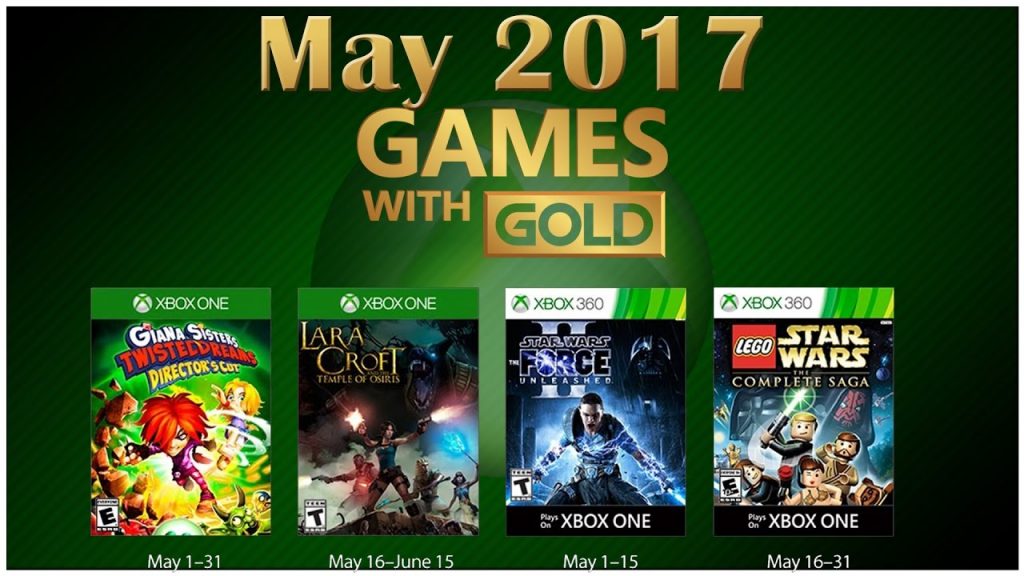 Xbox - May 2017 Games with Gold
