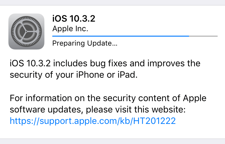 iOS 10.3.2