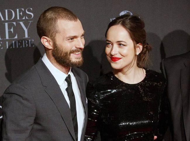 Jamie Doran and Dakota Johnson