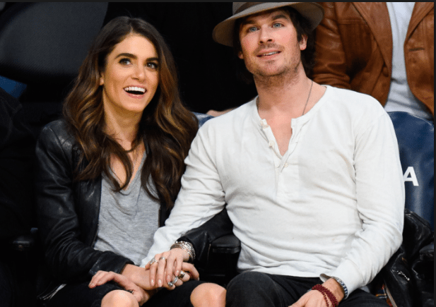 Nikki Reed and Ian Somerhalder