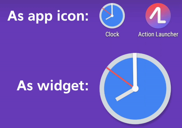 google clock-animated-icon