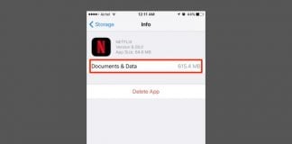 delete documents and data on iphone