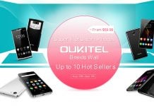 OUKITEL brand flash sale on Gearbest