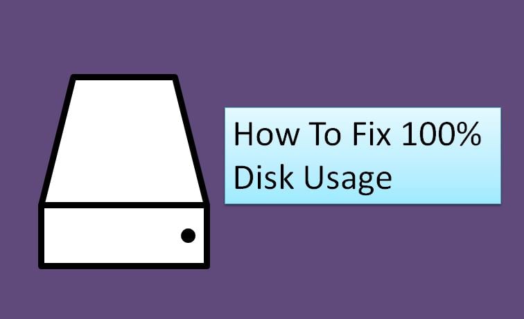 100% disk usage windows 10