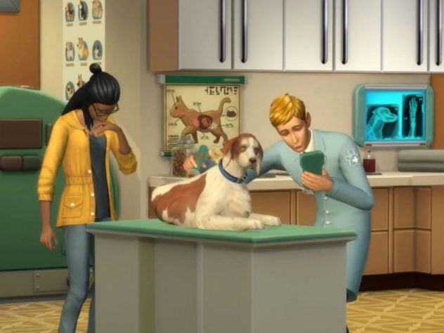sims 4 vetrinarian cats and dogs recolor