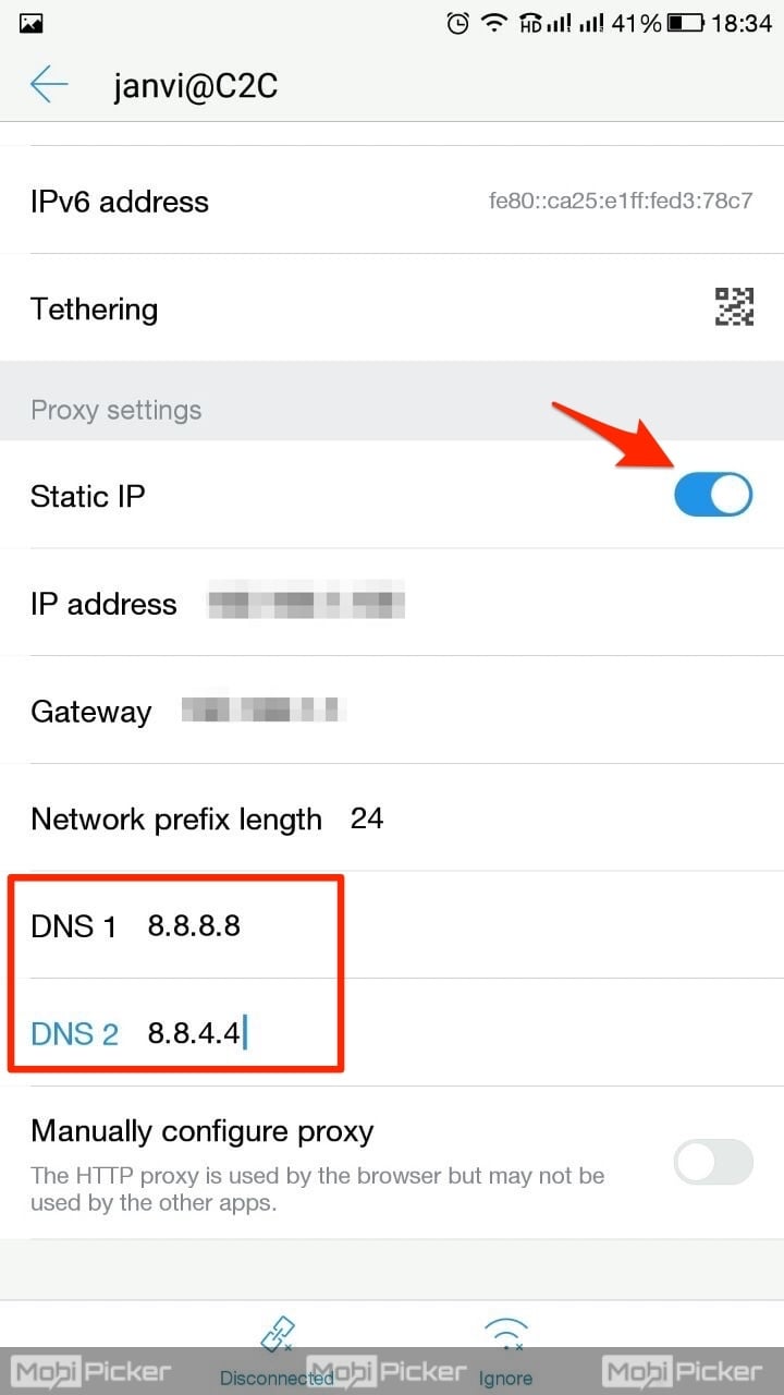 how to fix DNS_PROBE_FINISHED_NXDOMAIN chrome on Android smartphones
