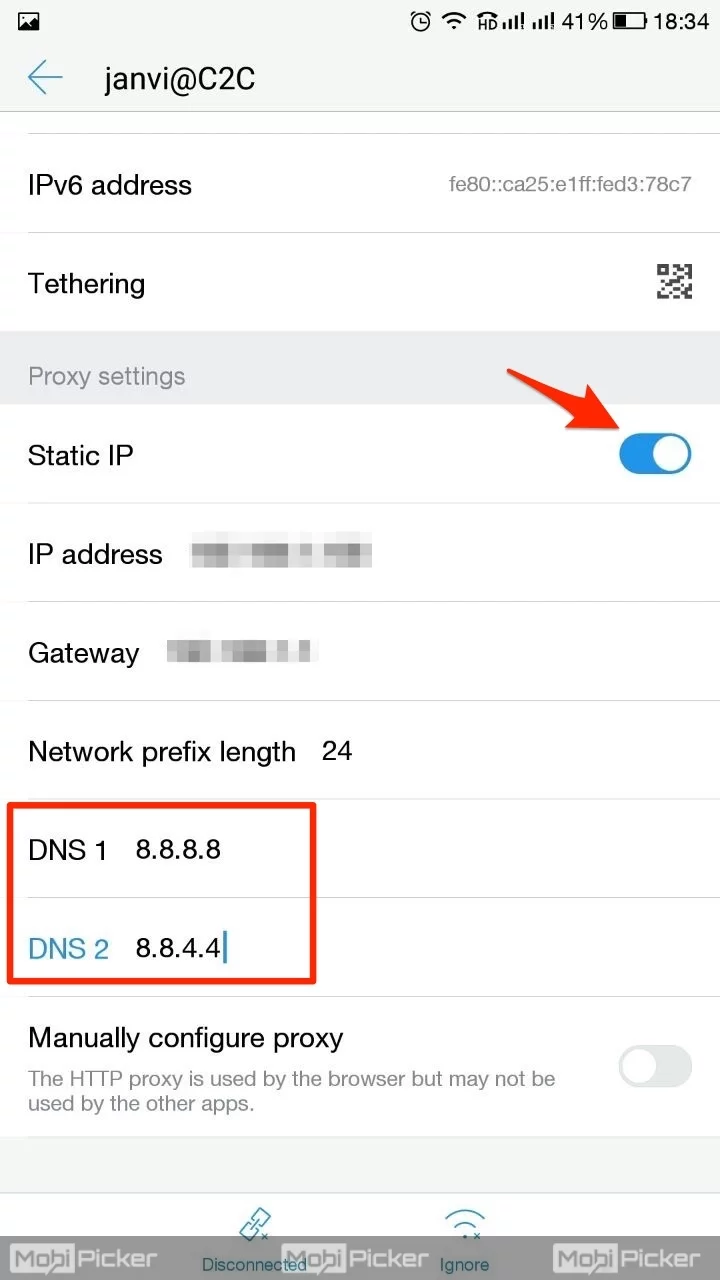 how to fix DNS_PROBE_FINISHED_NXDOMAIN chrome on Android smartphones