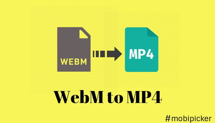 how to convert webm to mp4