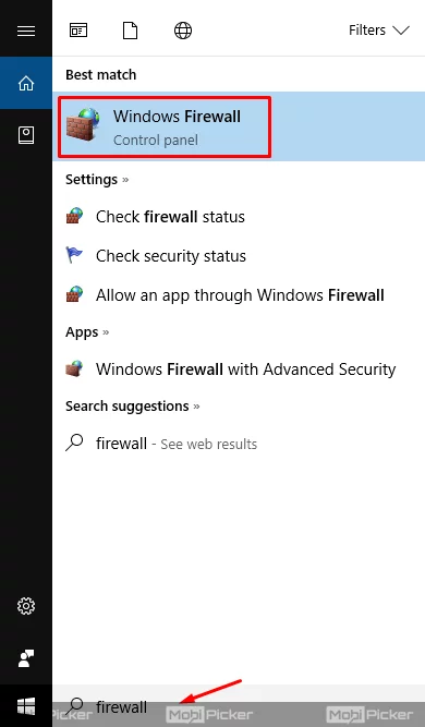 disable firewall to fix DNS_PROBE_FINISHED_BAD_CONFIG on windows 10