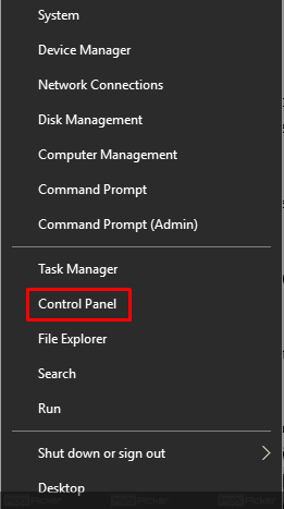 how to open control panel in windows 10