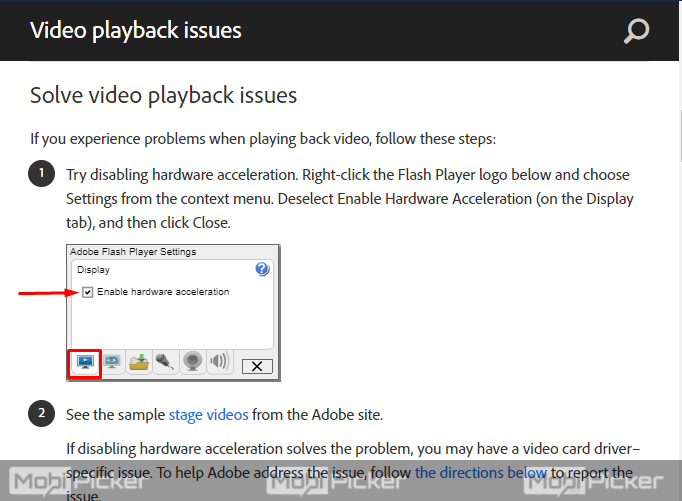 disable hardware acceleration adobe flash disable hardware acceleration adobe flash