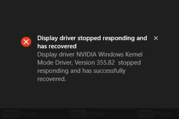 Display Driver Stopped Responding and has Recovered