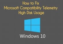 Windows 10 Microsoft Compatibility Telemetry High Disk Usage