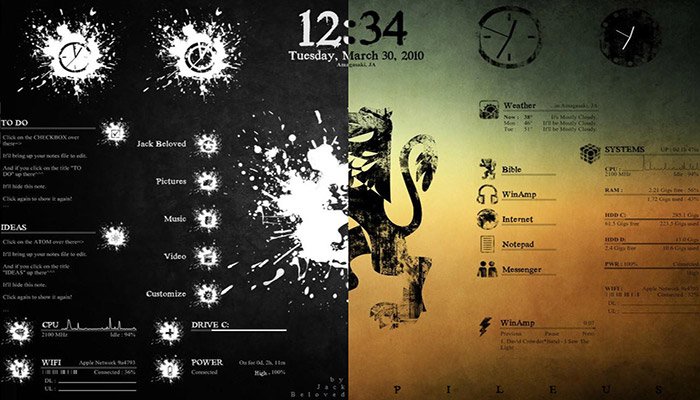 rainmeter themes