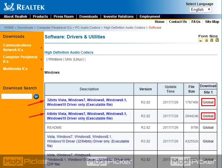 download Realtek HD Audio Manager