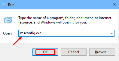 how to start windows 10 in safe mode using msconfig.exe