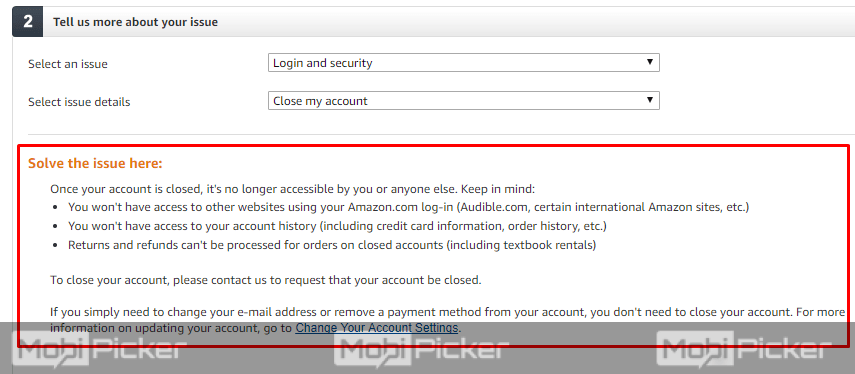 how to cancel amazon account