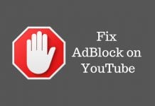 adblock not working on youtube