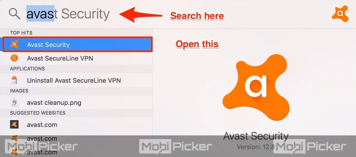 how to disable avast on mac