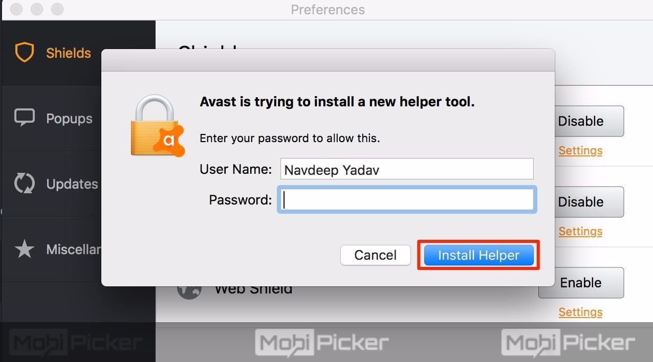 Avast free security software