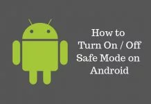 how to reboot android in safe mode