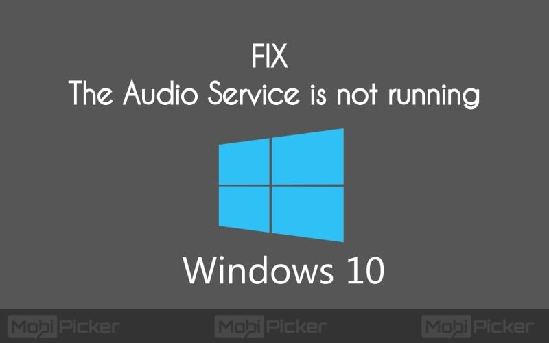 windows 10 audio service not running