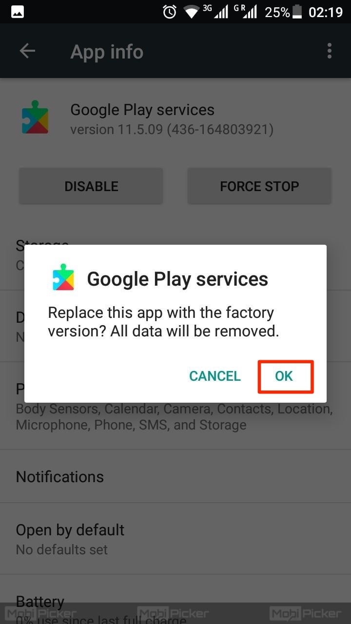 how to fix google play services has stopped