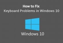 keyboard not working in Windows 10