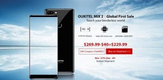 OUKITEL MIX 2 Global Sale