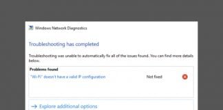 How to Fix 'WiFi Doesn't Have a Valid IP Configuration'