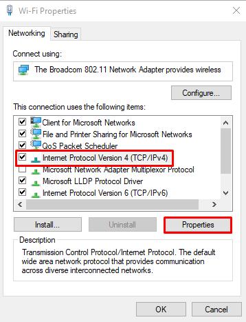 wireless network connection doesn't have a valid ip configuration