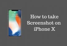 how to take a screenshot on iphone x
