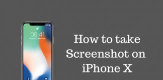 how to take a screenshot on iphone x