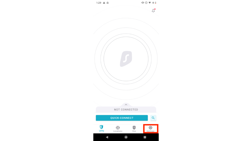 android vpn settings